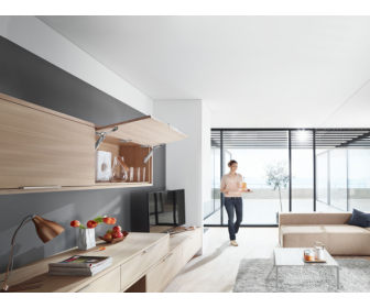 CLIP top BLUMOTION zawias standard. 110°, Drzwi nakładane, puszka: INSERTA, niklowany