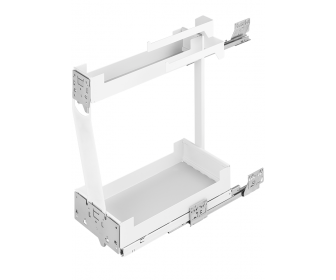 Pinello Towel Liro - cargo podblatowe z ukrytym w szafce wieszakiem na ręczniki/ lewy/ biały, PEKA 04.8251.KPL/B