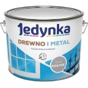 Farba do drewna i metalu Szary Połysk 10L  Jedynka 00457372