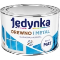Farba do drewna i metalu Biały Mat 0,36L  Jedynka 00457300