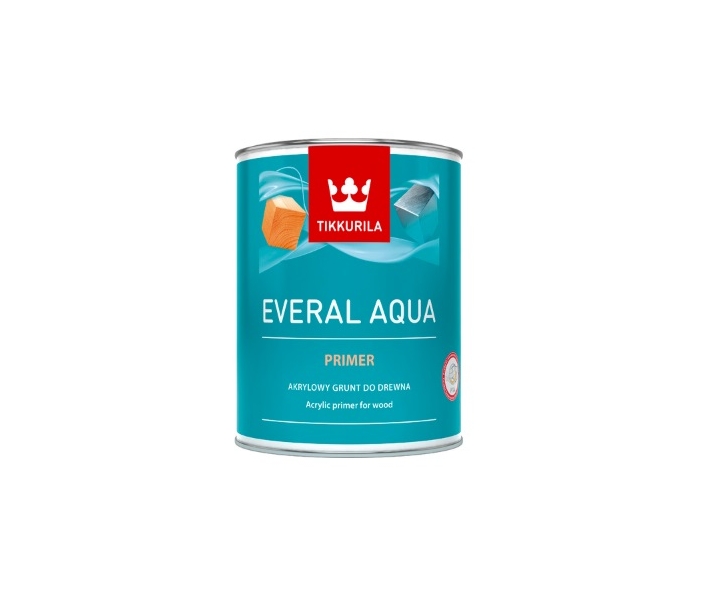 Tikkurila Everal Aqua Primer grunt do drewna 0.9l