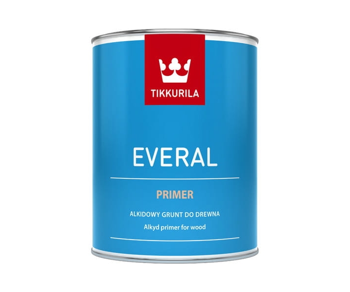 Tikkurila Everal Primer alkidowy grunt do drewna 0.9l