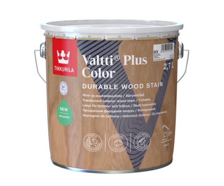 Tikkurila Valtti Plus Color ECV 2,7L bezbarwny