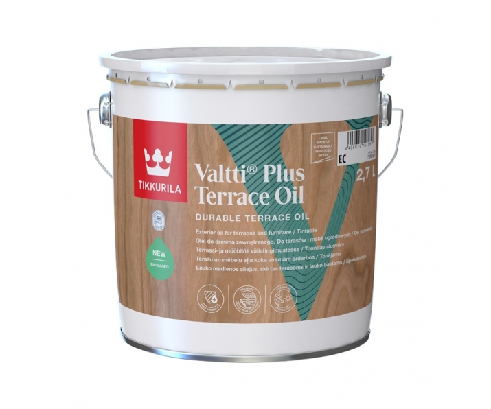 TIKKURILA 710016859 Valtti Plus Terrace Oil Clear 2,7L bezbarwny
