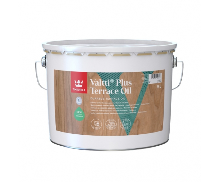 TIKKURILA 710016860 Valtti Plus Terrace Oil Clear 9L bezbarwny