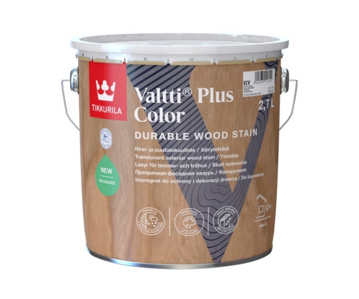 Tikkurila Valtti Plus Color Grey 2,5L, szary