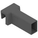 AMBIA-LINE uchwyt relingu poprzecznego, do MERIVOBOX+antracyt mat*P/U:     80 BOXCOVER 