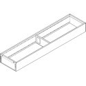 AMBIA-LINE  ramki do szuflady standardowej, do LEGRABOX/MERIVOBOX, stal,     dł. 500 mm, szerokość 100 mm+szary indium mat*P/U: