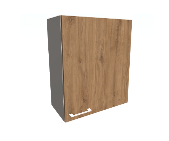 Szafka wisząca na okap teleskopowy z pojedynczym frontem