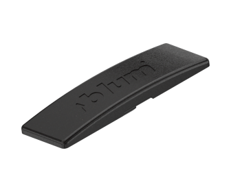 zaślepka zawiasu, Tłoczona (blum), czarny