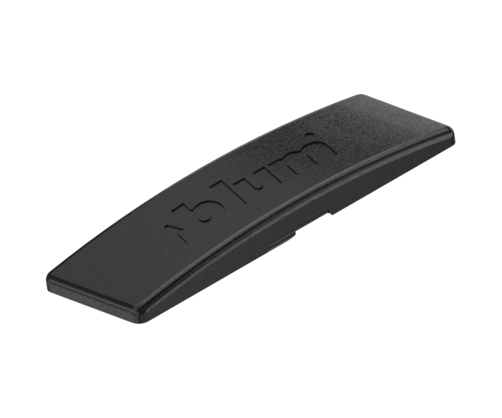 zaślepka zawiasu, Tłoczona (blum), czarny