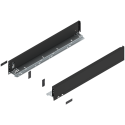 Bok LEGRABOX pure, wys. M (90.5 mm), dł. 550 mm, lewy/prawy, czarny mat