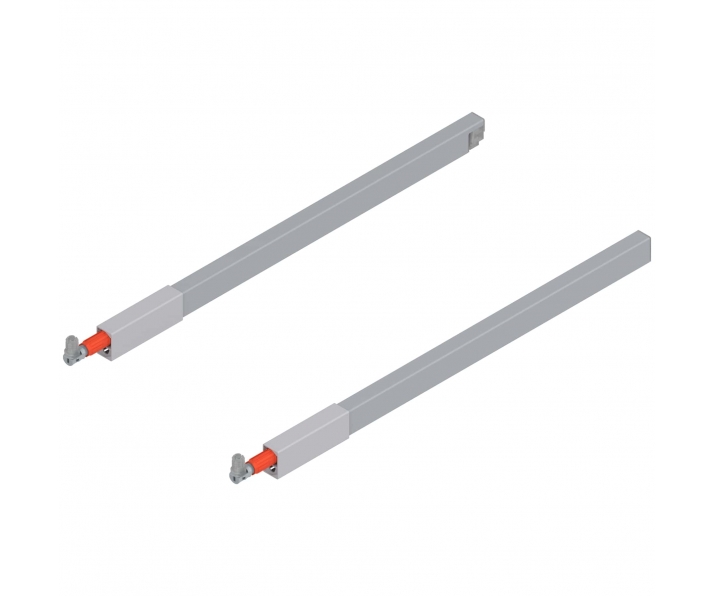 BLUM ZRG.387RSI Reling podłużny TANDEMBOX antaro (górny), dł. 450 mm, lewy/prawy, szary