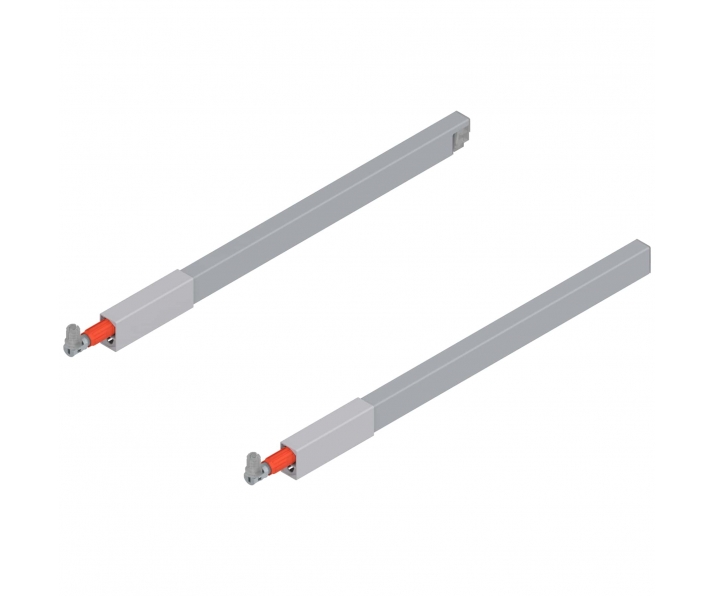 BLUM ZRG.337RSI Reling podłużny TANDEMBOX antaro (górny), dł. 400 mm, lewy/prawy, szary