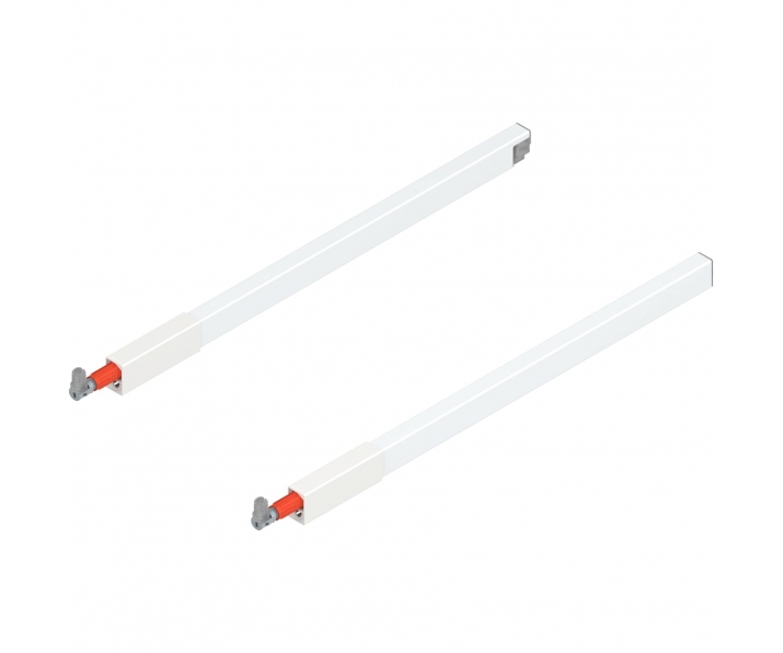 BLUM ZRG.387RSI Reling podłużny TANDEMBOX antaro (górny), dł. 450 mm, lewy/prawy, biały