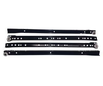 Prowadnica rolkowa L-450 czarna