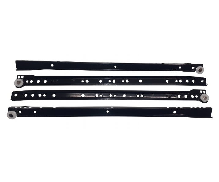 Prowadnica rolkowa L-450 czarna