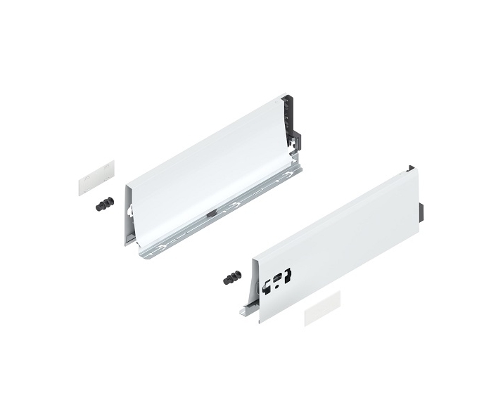 BLUM 378K3502SA Boki szuflady TANDEMBOX, wys. K (115 mm), dł. 350 mm, białe