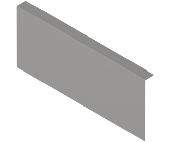 AMBIA-LINE adapter do montażu ramy do drewnianej ścianki tylnej do     szuflady standardowej, do LEGRABOX/MERIVOBOX wysokość K,