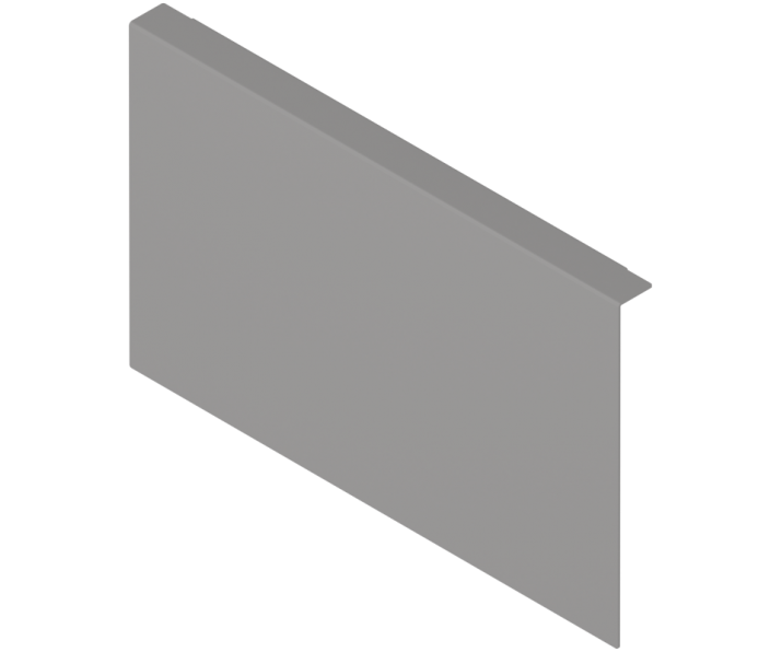 AMBIA-LINE adapter do montażu ramy do drewnianej ścianki tylnej do     szuflady z wysokim frontem, do LEGRABOX/MERIVOBOX wysoko