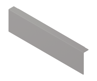 AMBIA-LINE adapter do montażu ramy do drewnianej ścianki tylnej do     szuflady standardowej, do LEGRABOX/MERIVOBOX wysokość M,