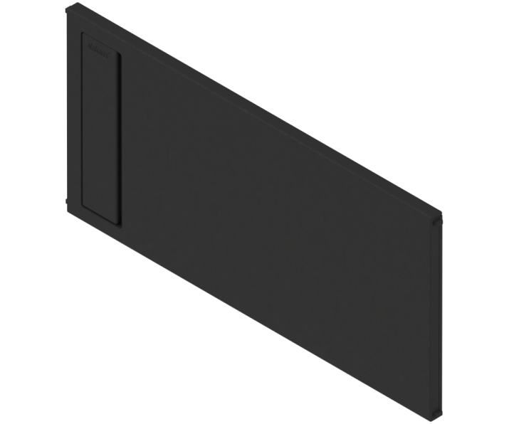 AMBIA-LINE listwa poprzeczna, do LEGRABOX/MERIVOBOX do szuflady z wysokim frontem (ZC7F400RSP), tworzywo, czarny mat