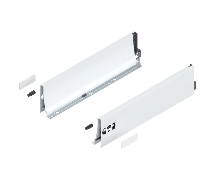 BLUM 378K4502SA Boki szuflady TANDEMBOX, wys. K (115 mm), dł. 450 mm, białe