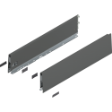 Bok MERIVOBOX, wysokość K (129 mm), dł. 550 mm, lewy/prawy+antracyt     mat*P/U: 1/5