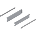 METABOX bok M (86 mm), częściowy wysuw, 25 kg, dł. 400 mm, lewy/prawy, R7004 szara