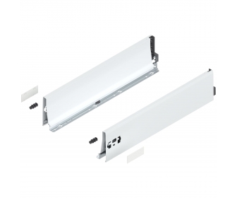 BLUM 378K5002SA Boki szuflady TANDEMBOX, wys. K (115 mm), dł. 500 mm, białe