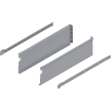 Szuflada METABOX wys H, częściowy wysuw, 500mm, 25kg, szara, BLUM 320H5000C15