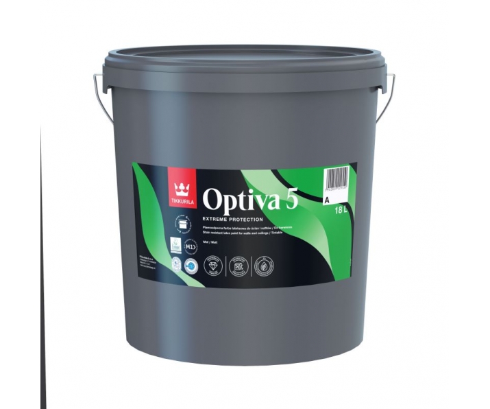 Tikkurila Optiva Matt 5 Baza A 18L