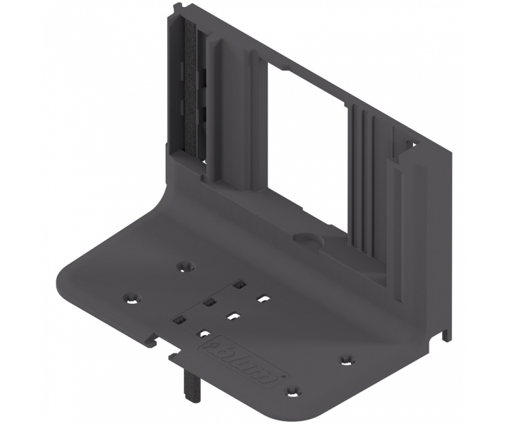 BLUM Uchwyt napędu SERVO-DRIVE tworzywo sztuczne/stal dla 1 jednostki napędowej, z przewodem (Występ przewodu 800 mm), ciemnosz