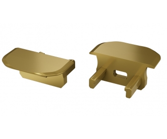 ZAŚLEPKA DO PROFILI TYP B ZŁOTA z otworem