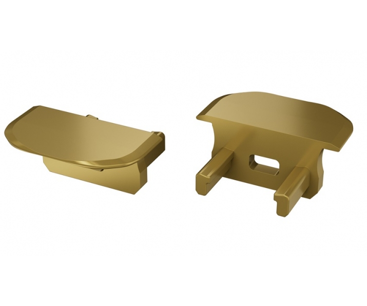 ZAŚLEPKA DO PROFILI TYP B ZŁOTA z otworem