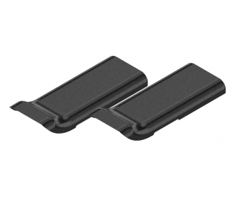 Zaślepka zawiasu bez nadruku, czarna, BLUM 70.1663 2szt