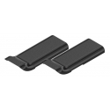 Zaślepka zawiasu bez nadruku, czarna, BLUM 70.1663 2szt