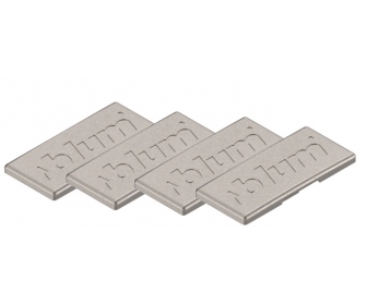 Zaślepka zawiasu do cienkich frontów tłoczona, niklowana, BLUM 70.4503 4szt