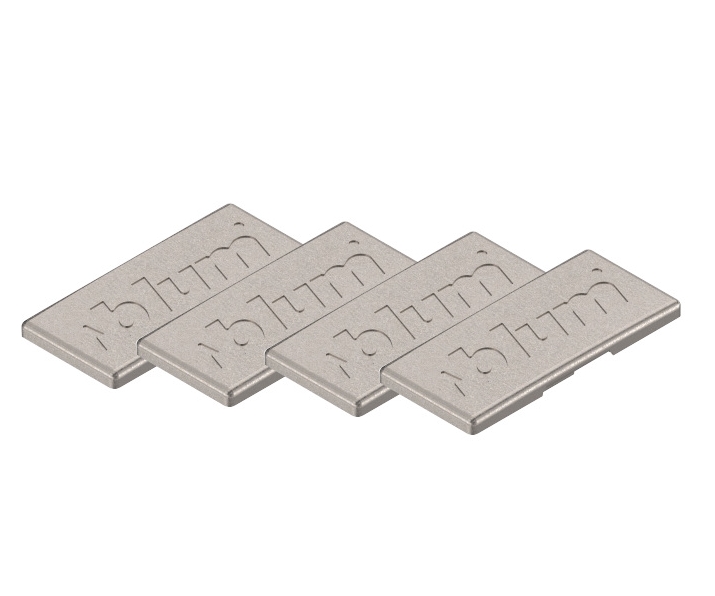 Zaślepka zawiasu do cienkich frontów tłoczona, niklowana, BLUM 70.4503 4szt