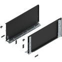 Komplet boków LEGRABOX wys F, 500mm, czarny, BLUM 770F5001S