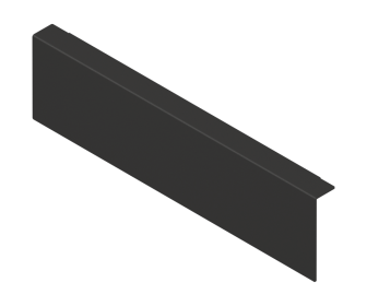 Adapter do montażu ramy do drewnianej AMBIA-LINE do LEGRABOX / MERIVOBOX wys. M, czarny, BLUM ZC7A0U0M