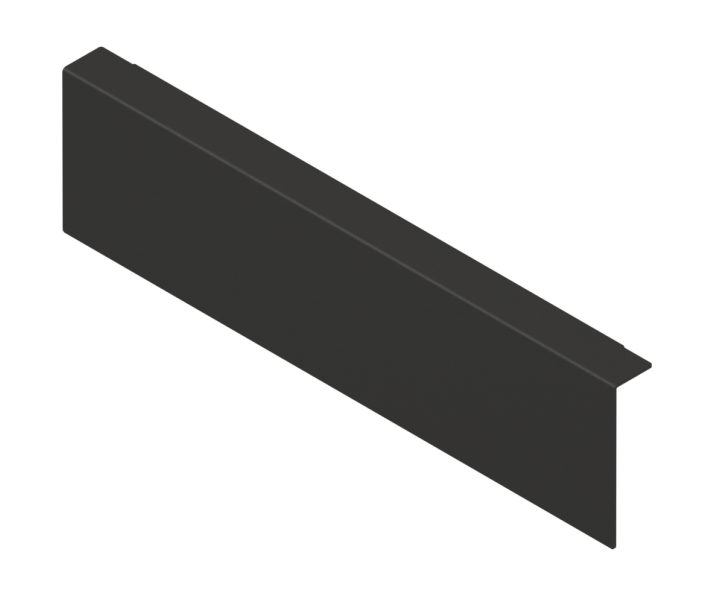 Adapter do montażu ramy do drewnianej AMBIA-LINE do LEGRABOX / MERIVOBOX wys. M, czarny, BLUM ZC7A0U0M