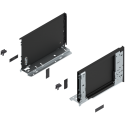 Komplet boków LEGRABOX wys C, 270mm, czarny, BLUM 770C2701S