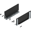 Komplet boków LEGRABOX wys C, 400mm, czarny, BLUM 770C4001S