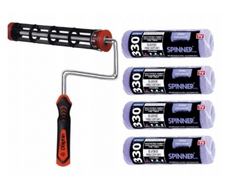 BLUE DOLPHIN 330 Rączka 25cm + 4x WAŁEK Spinner W9