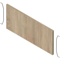 AMBIA-LINE listwa poprzeczna do szuflady z wysokim frontem LEGRABOX (ZC7F300RHU), w opcji drewnopodobnej, Dąb Bard. szary ST10
