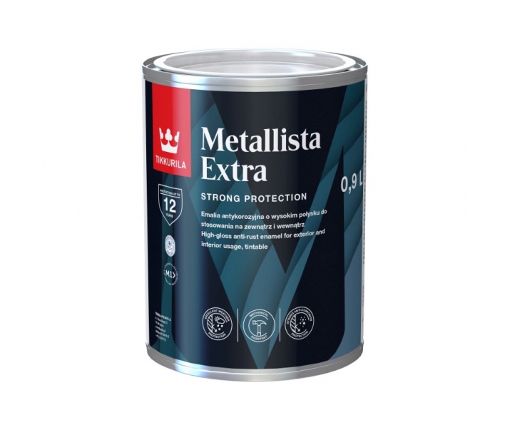 Tikkurila Metallista Extra Baza C 0,9L, bezbarwna