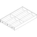 AMBIA-LINE  wkład na sztućce do szuflady standardowej, do     LEGRABOX/MERIVOBOX, tworzywo sztuczne/stal, 6 przegródka na sztuć