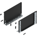 Komplet boków LEGRABOX wys F, 400mm, czarny, BLUM 770F4001S