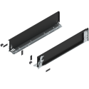 Komplet boków LEGRABOX wys K, 600mm, czarny, BLUM 770K6001S